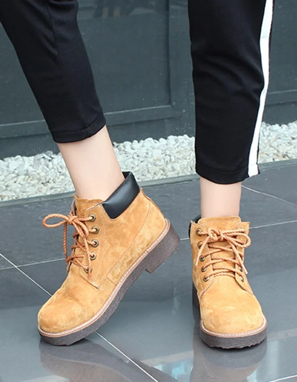Ultra-Fashion Sneakers Retro Leather Women's Timberland Boots