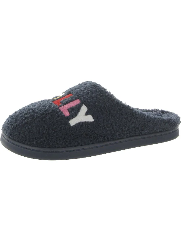 Luxury Sneakers Womens Embroidered Manmade Slide Slippers