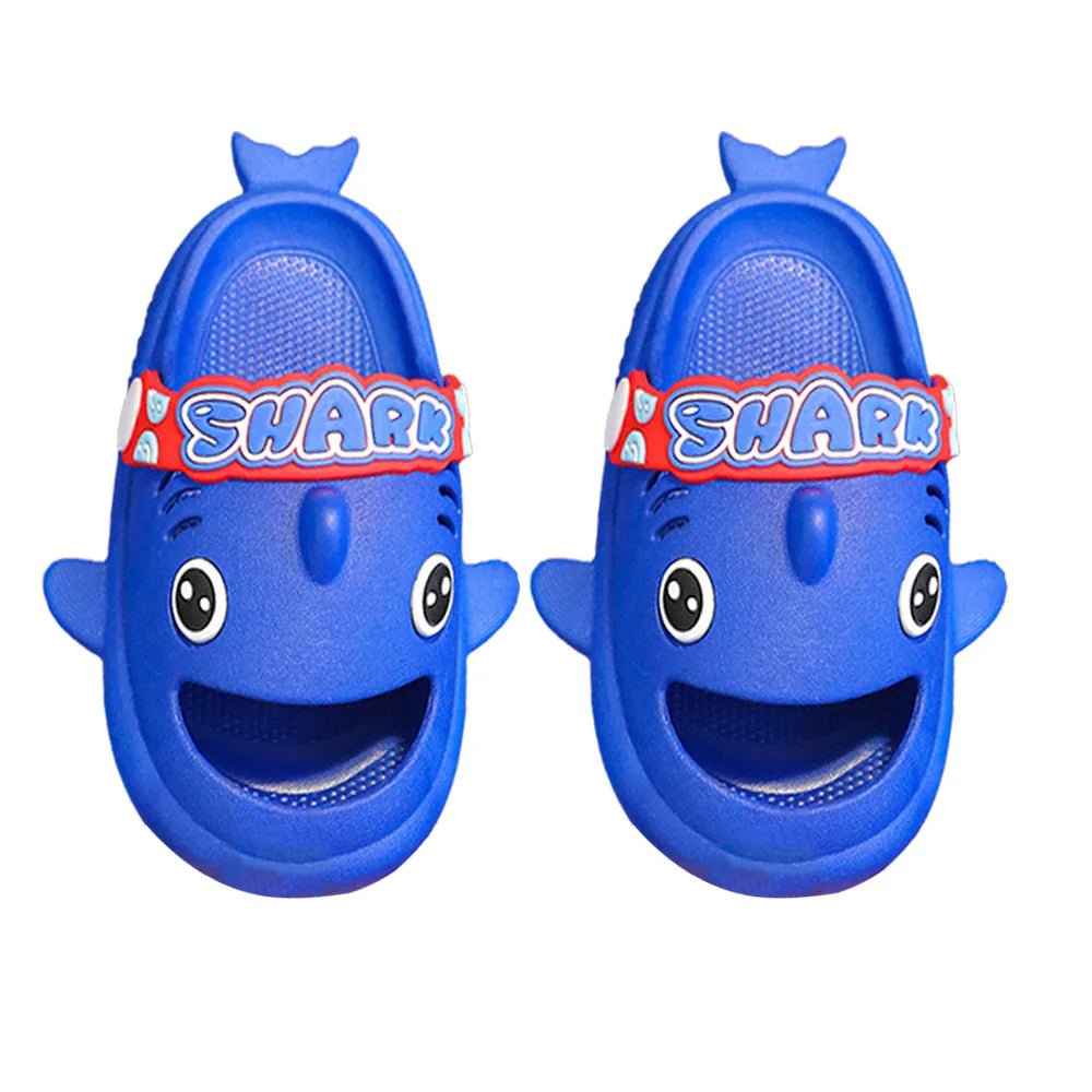 Sleek Sneakers Blue Shark Slip on Clogs, Summer/Monsoon/ Beach Footwear for Toddlers and Kids, Unisex Sleek Sneakers Blue Shark Slip on Clogs, Summer/Monsoon/ Beach Footwear for Toddlers and Kids, Unisex