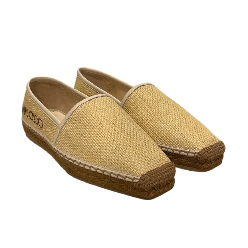 Soft Sole Sneakers JIMMY CHOO/Loafers/RAFFIA BASKET SLIDES