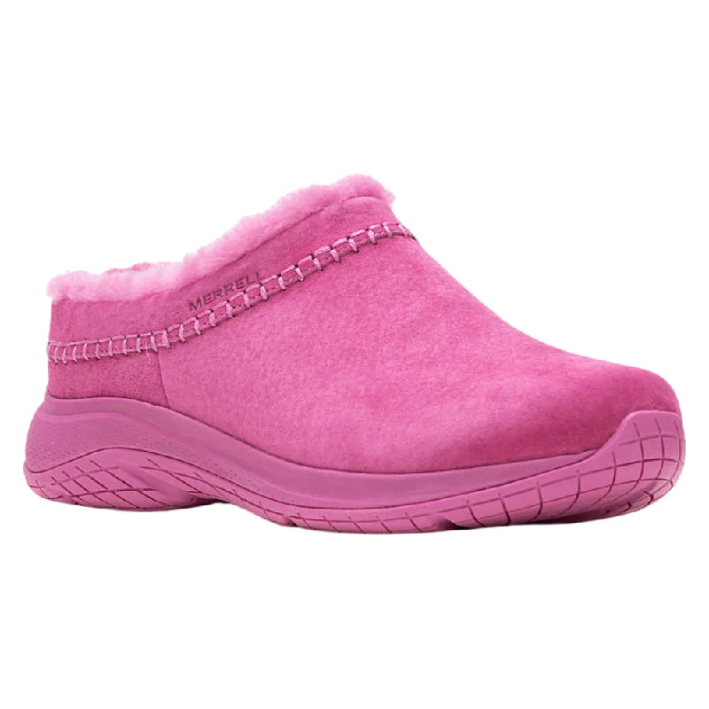 Budget-Friendly Shoes Merrell Encore Ice 5 Fuchsia Wash Pig Suede Clog (Women's)