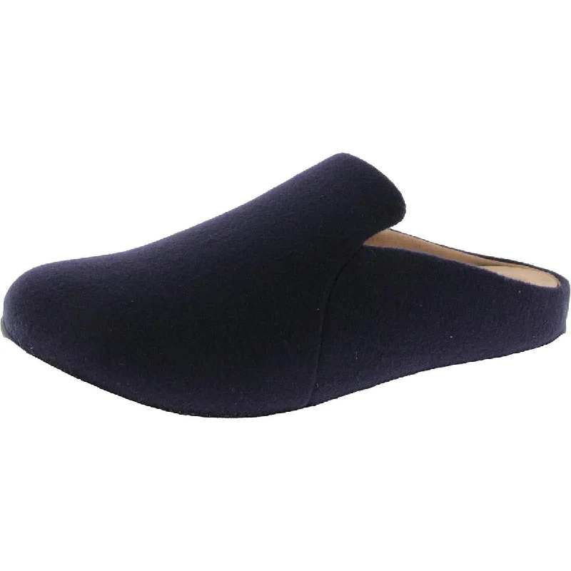 Orthopedic Sneakers Fitflop Womens Chrissie II Haus Felt Round Toe Slip On Slide Slippers Orthopedic Sneakers Fitflop Womens Chrissie II Haus Felt Round Toe Slip On Slide Slippers