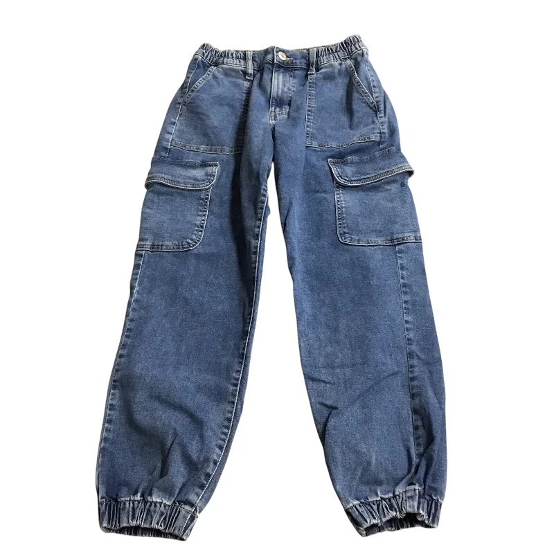 Versatile Pants Jeans Boyfriend By So In Blue Denim, Size: 4