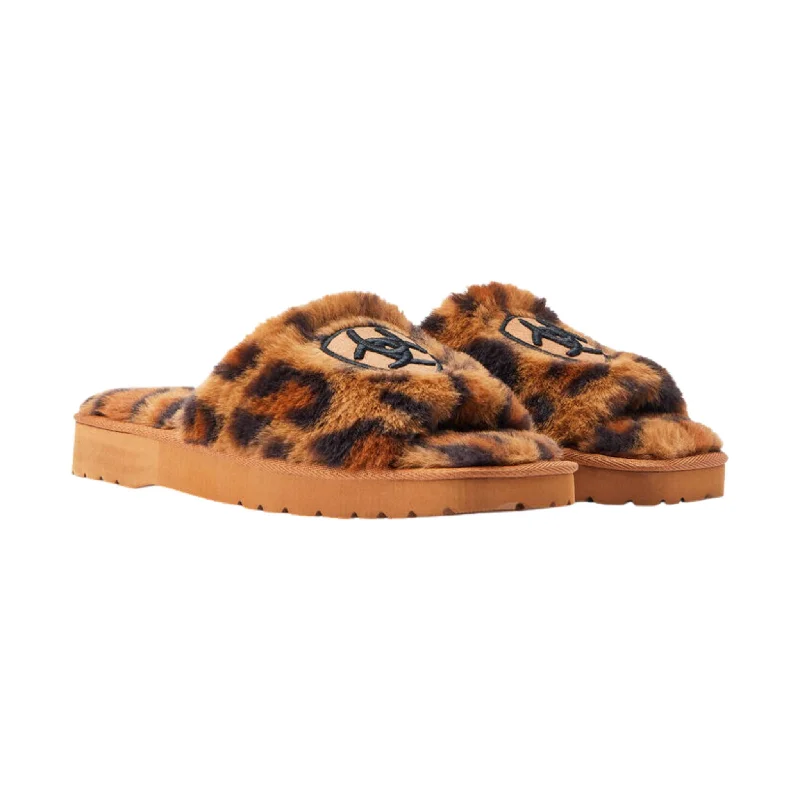 Sleek Sneakers Ariat Women's Cozy Slide Slippers - Leopard