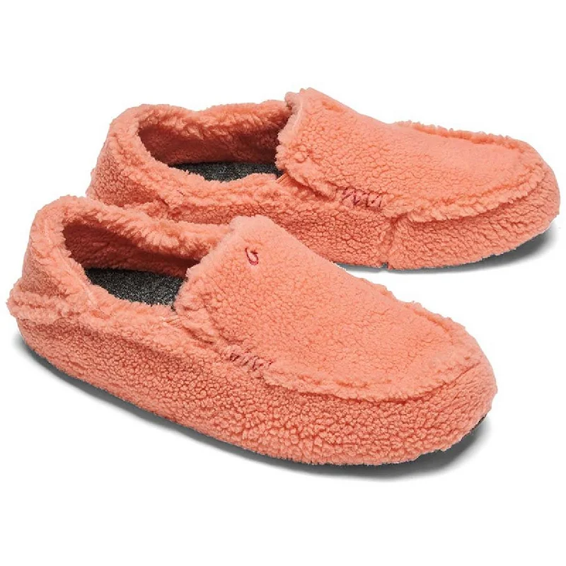 Stylish Everyday Shoes Nohea Heu Womens Faux Fur Slip on Loafer Slippers