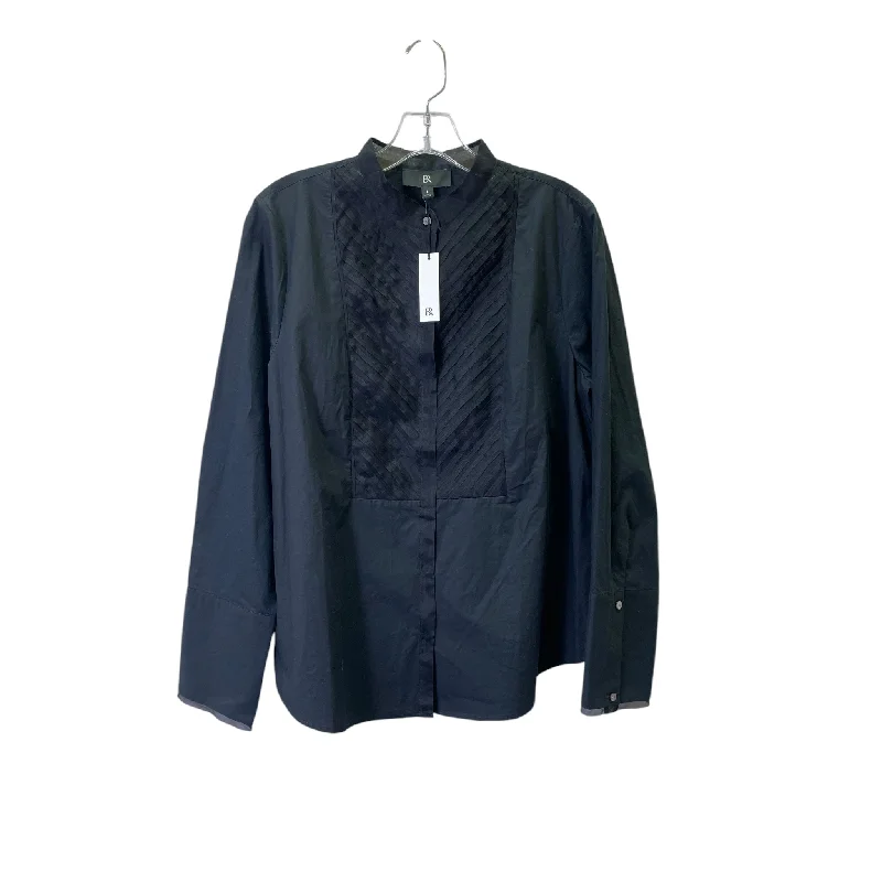 Stylish Layers Top Ls Basic By Banana Republic In Black, Size:L