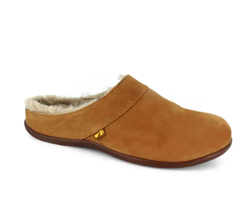 Cushion Comfort Shoes Women's Vienna Slippers In Tan
