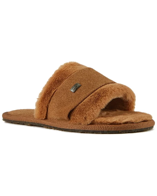 Comfortable Slip-Ons Australia Luxe Collective Muchas Suede Slipper