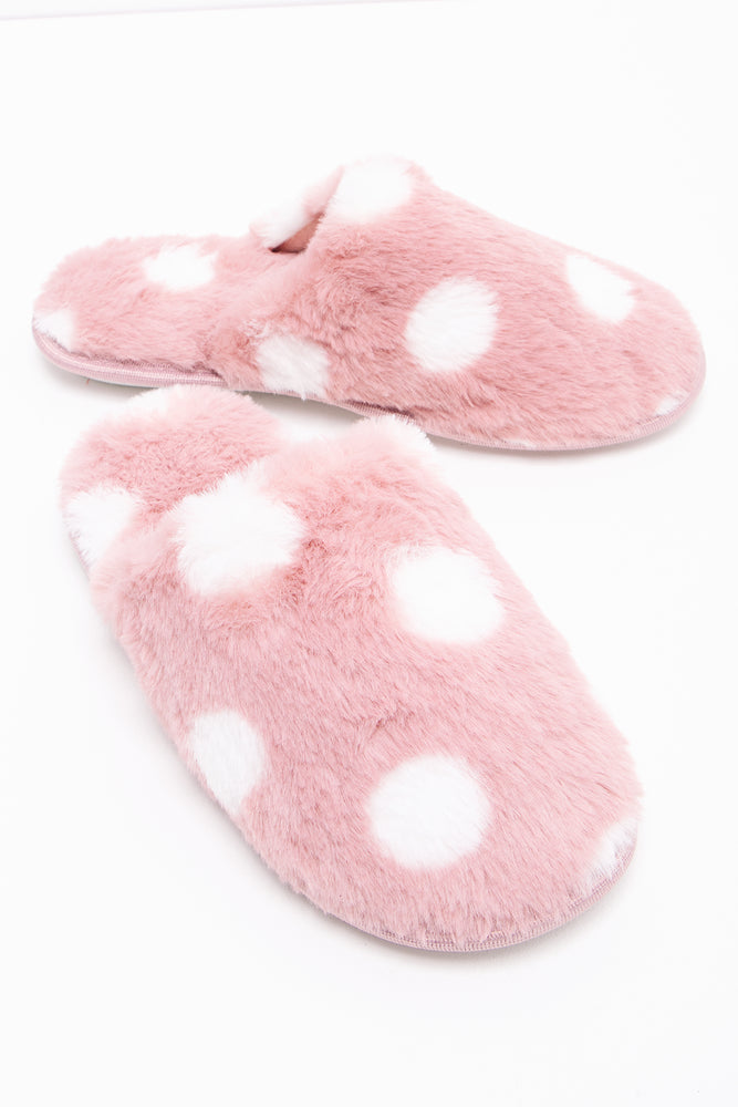 Lightweight Shoes Polka Dot Slipper Pink
