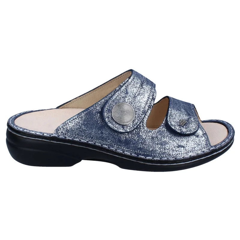 Fashionable Sneakers Sansibar Patterned Leather Women's Slip-On Sandals