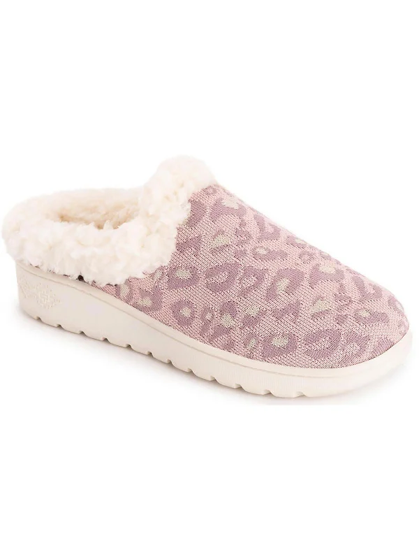 Luxury Sneakers Nony Flyknit Womens Faux Fur Lined Comfy Scuff Slippers