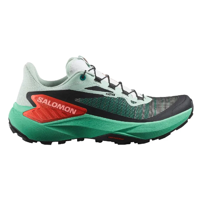 Modern Casual Shoes Salomon Genesis | Bay / Electric Green / Cherry Tomato | Womens