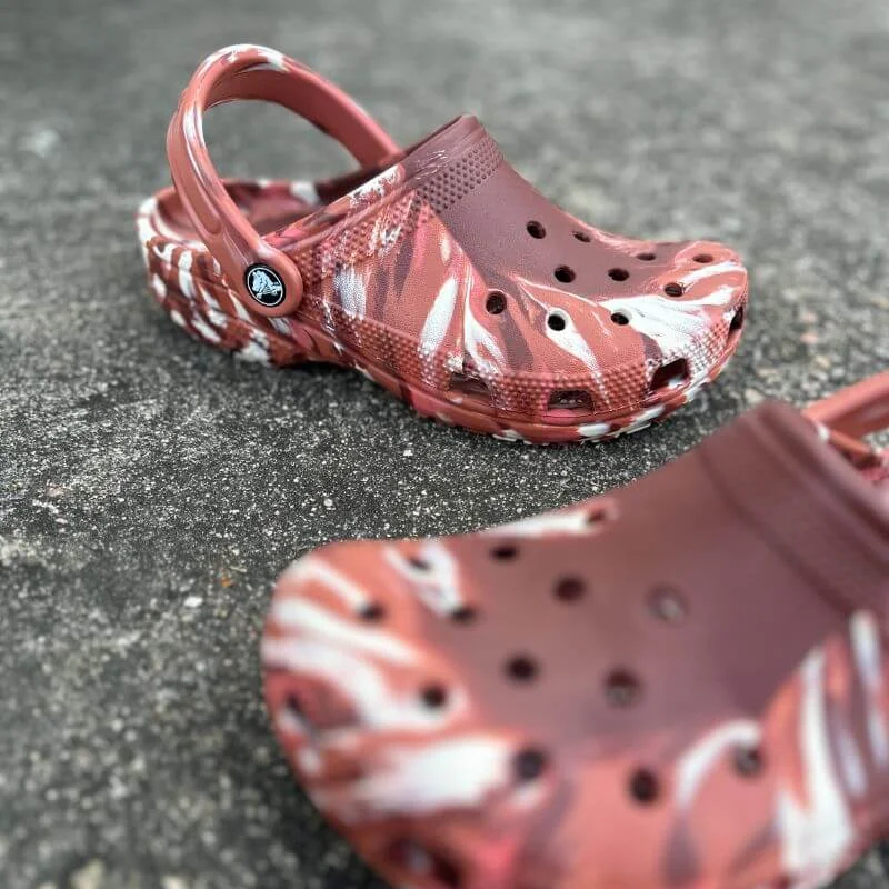 Soft Sole Sneakers Crocs Classic Marbled Clog