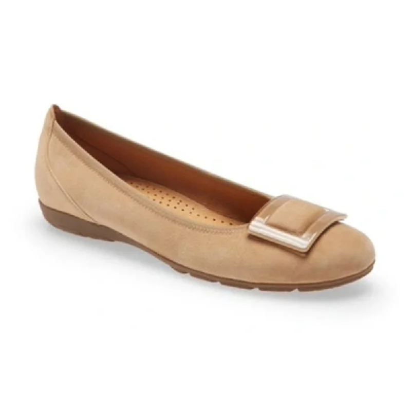Outdoor Sneakers Gabor Women's 54.164.12 Buckle Ballet Flat - Caramel