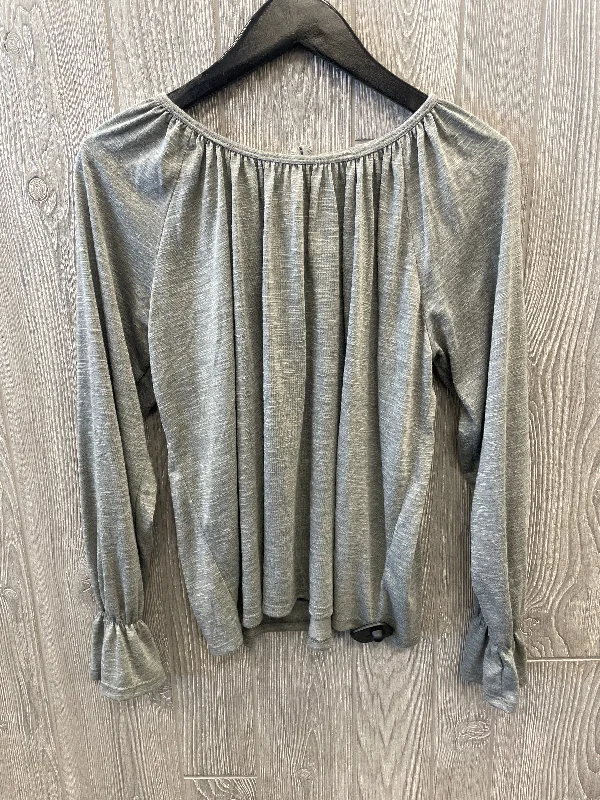 Outdoor Essentials Wear Top Long Sleeve By Lucky Brand In Green, Size: Xs