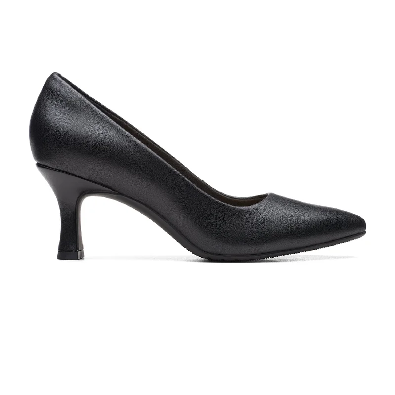 Lightweight Sneakers Womens - Kataleyna Gem Black Leather