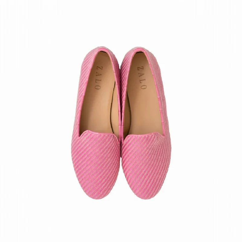Ultra-Light Shoes Women's Raffia Slipper In Fuchsia