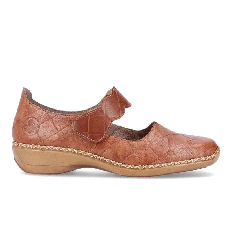 Wear-Resistant Sneakers Rieker Women's Doris 41398-22 - Cuoio