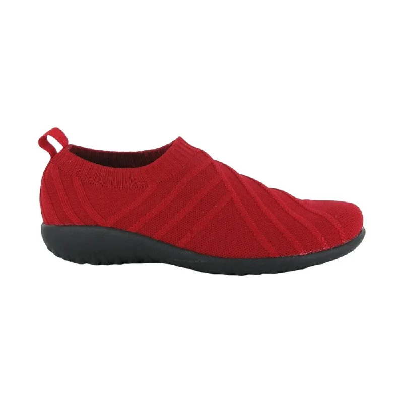 Cozy Walking Shoes Naot Women's Okahu - Red Knit
