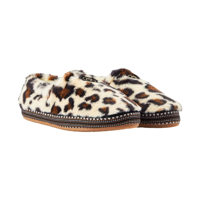 High-Quality Footwear Ariat Women's Snuggle Slippers - Cream Leopard