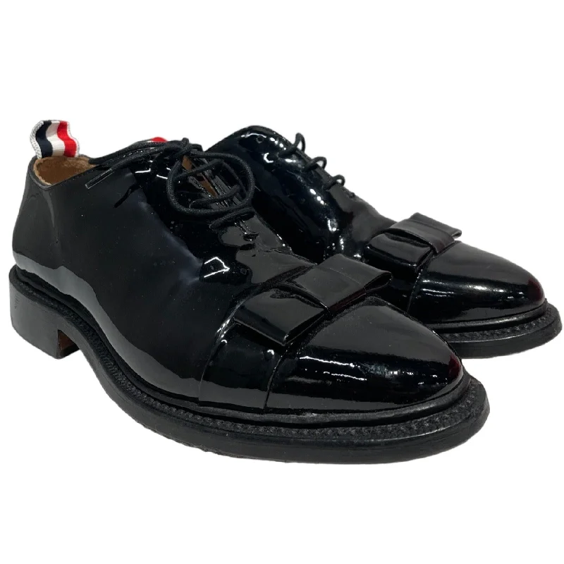 Sporty Street Sneakers THOM BROWNE. NEW YORK/Dress Shoes/EU 37/BLK/PATENT BOW DETAIL