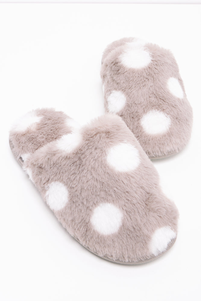 Budget-Friendly Shoes Dot Slipper Grey