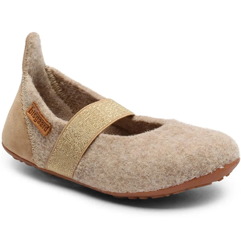 Ergonomic Shoes Bisgaard Indoor Shoes Ballet Uld Nougat
