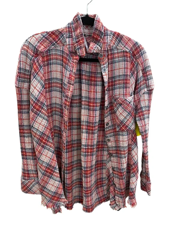 Simple Comfort Top Long Sleeve Basic By Free People In Red, Size: S