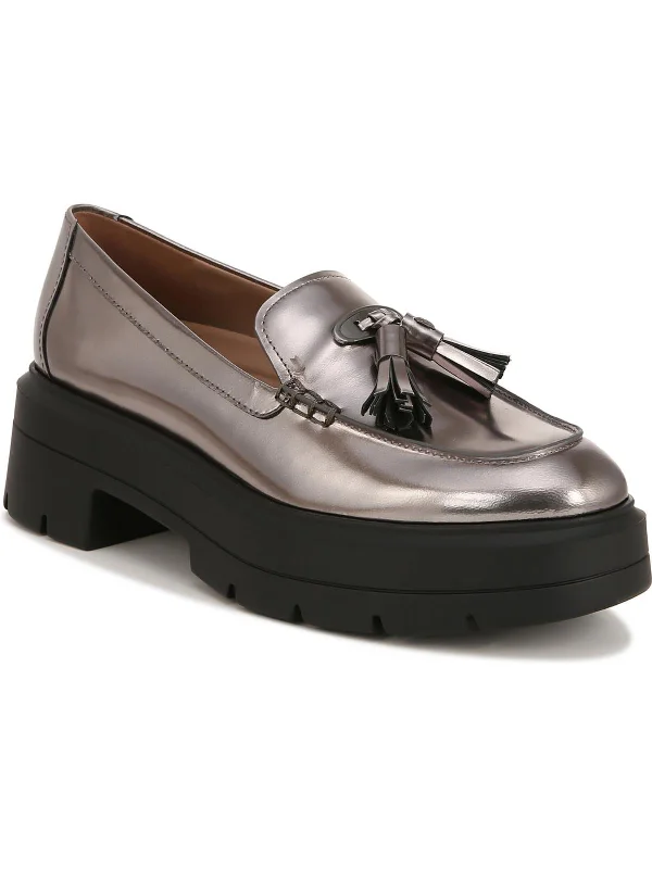 Walking Sneakers Nieves Womens Patent Leather Slip On Loafers