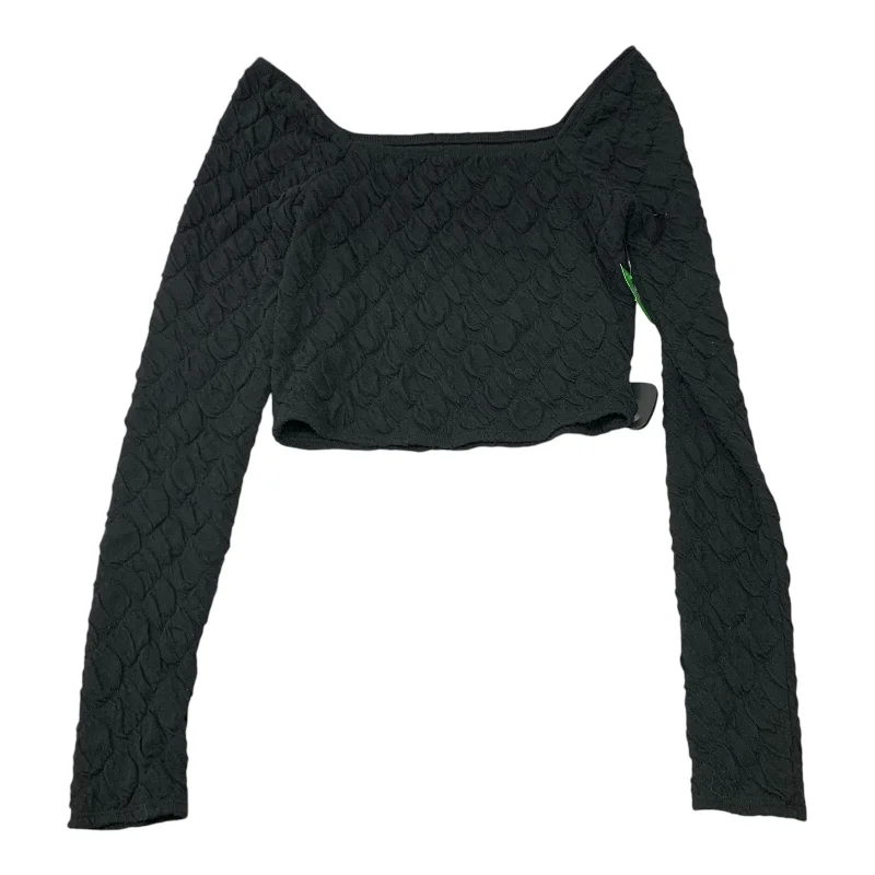 Everyday Denim Top Long Sleeve By Maeve In Black, Size: Xs