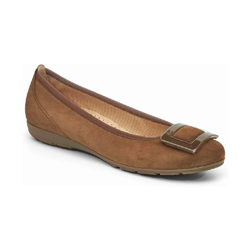 Vintage Sneakers Gabor Women's 54.164.14 Buckle Ballet Flat - Whiskey Brown