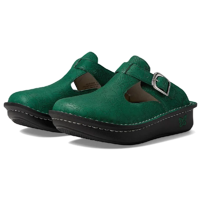 Stylish Comfort Shoes Alegria Classic La Dee Dottie Emerald Clog (Women's)