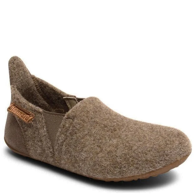 Stylish Outdoor Shoes Bisgaard Indoor Shoes Wool Velcro Camel