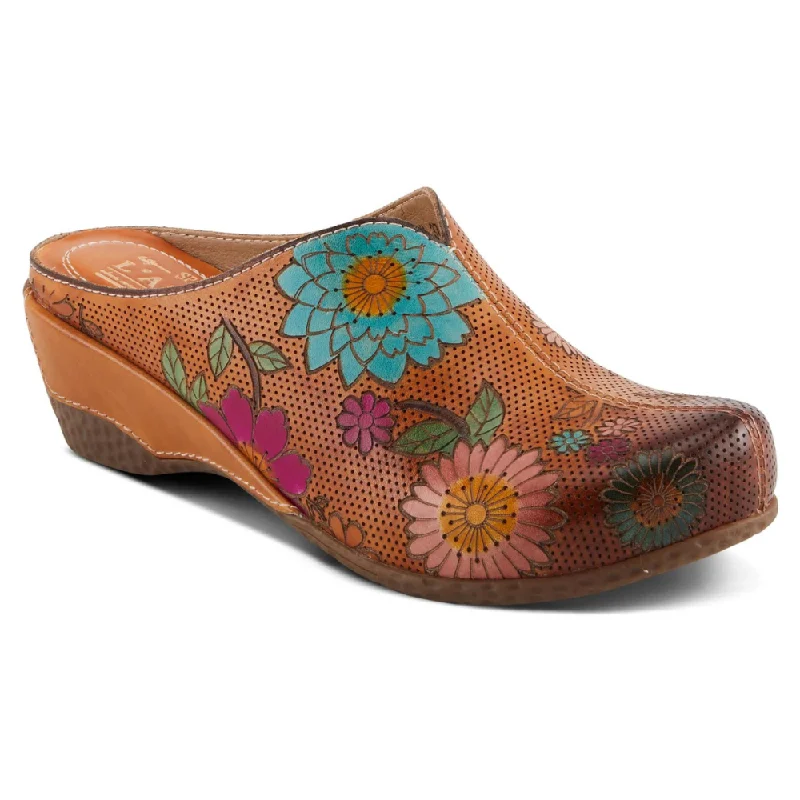 Ultra-Fashion Sneakers L'Artiste By Spring Step Chienti Camel Multi Clog (Women's)