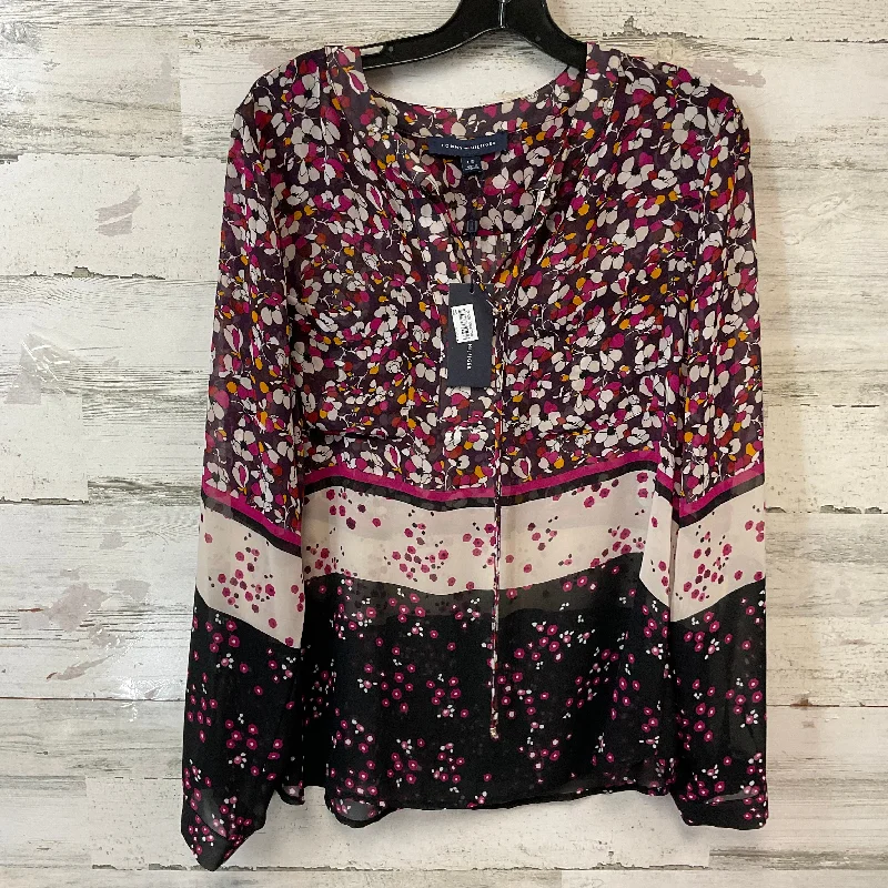 Cozy Pants Top Long Sleeve By Tommy Hilfiger In Purple, Size: L