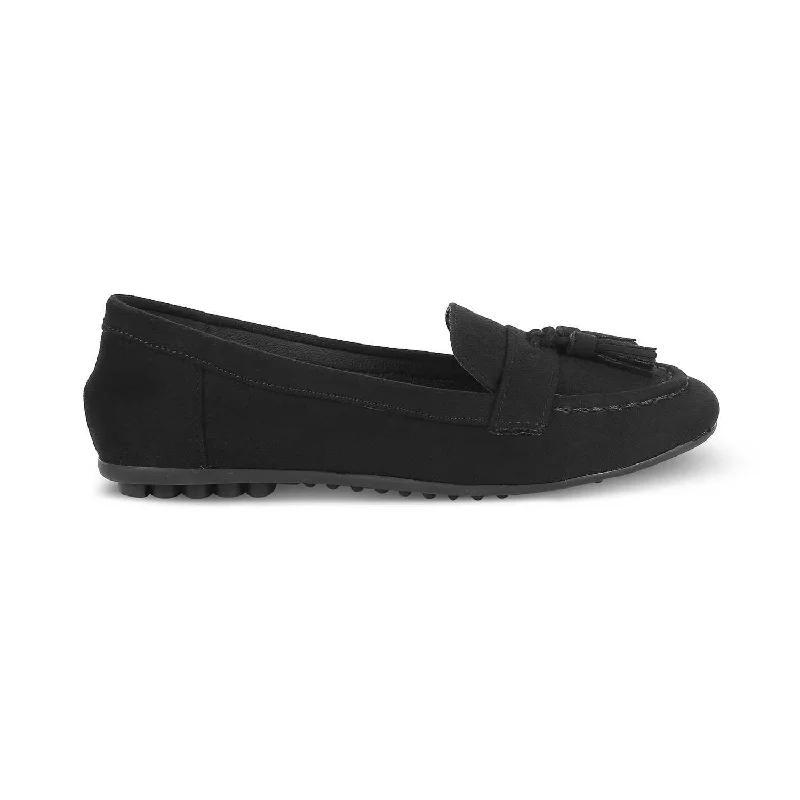 Classic Sneakers Tresmode Jonum Black Women's Dress Tassel Loafers