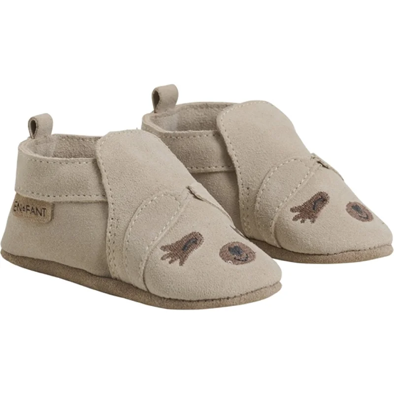 Comfortable Boots En Fant Slippers Suede Cement