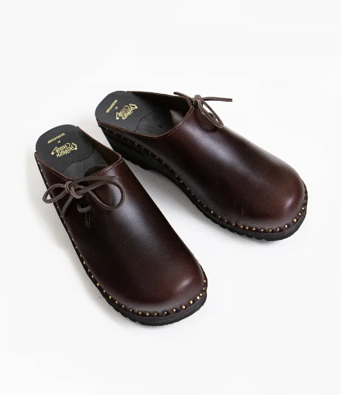 Trendy Slip-Ons Woburn Walk x Troentorp - Swedish Clog - Alps/Side Lace - Brown
