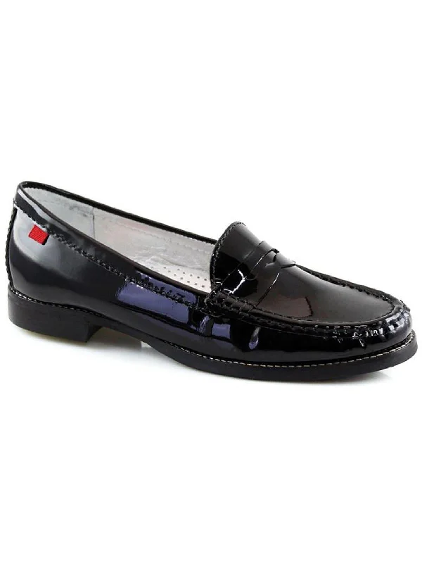 Cushion Comfort Shoes East Village Womens Padded Insole Slip On Penny Loafers