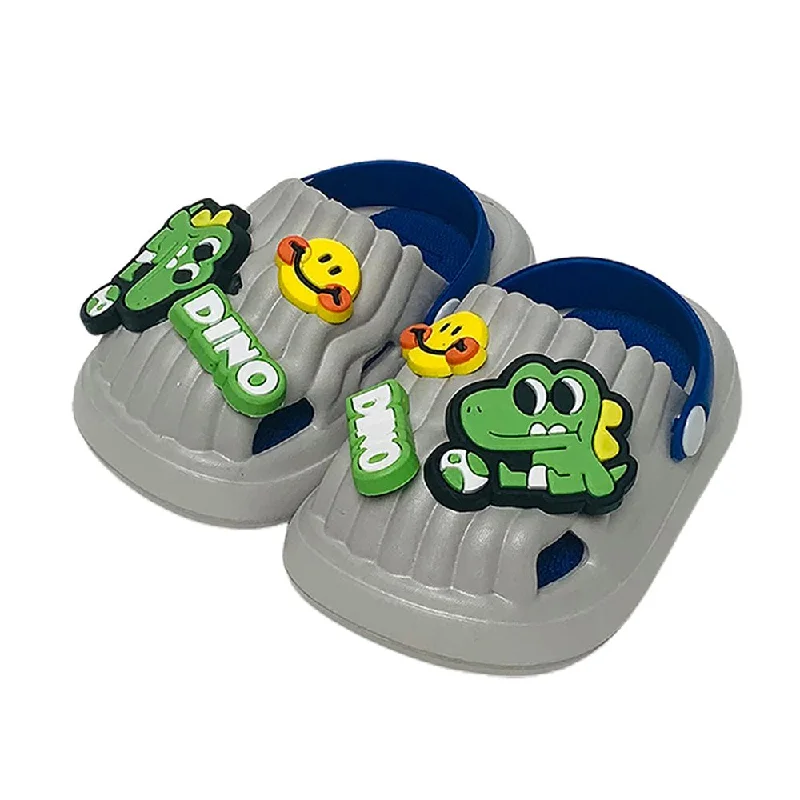 Budget Sneakers Blue Smilie Dino Slip on Clogs, Summer/Monsoon all season Footwear for Toddlers & Kids Budget Sneakers Blue Smilie Dino Slip on Clogs, Summer/Monsoon all season Footwear for Toddlers & Kids