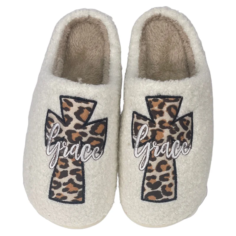 Arch Support Shoes SF-1120 Leopard Grace Slipper
