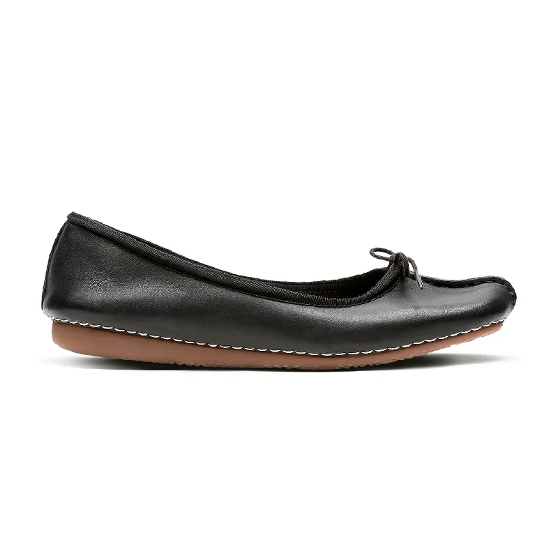Wear-Resistant Sneakers Womens - Freckle Ice Black Leather