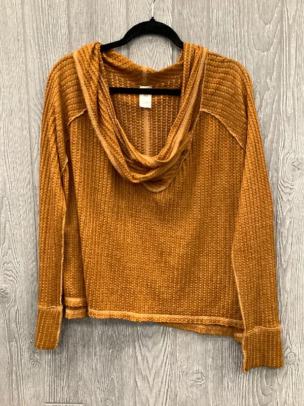 Sport-Inspired Gear Top Long Sleeve By We The Free In Brown, Size: L