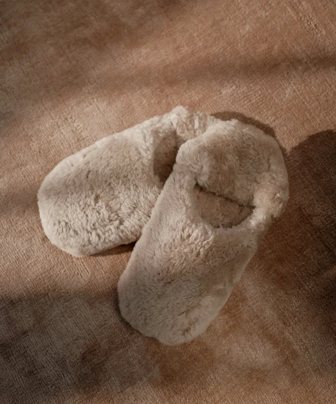 Ultra-Light Shoes Shearling Moroccan Slipper