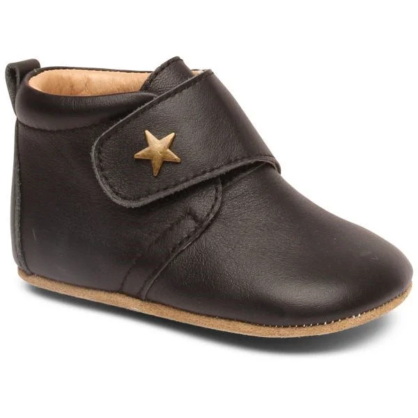 Everyday Sneakers Bisgaard Booties Velcro Star Black
