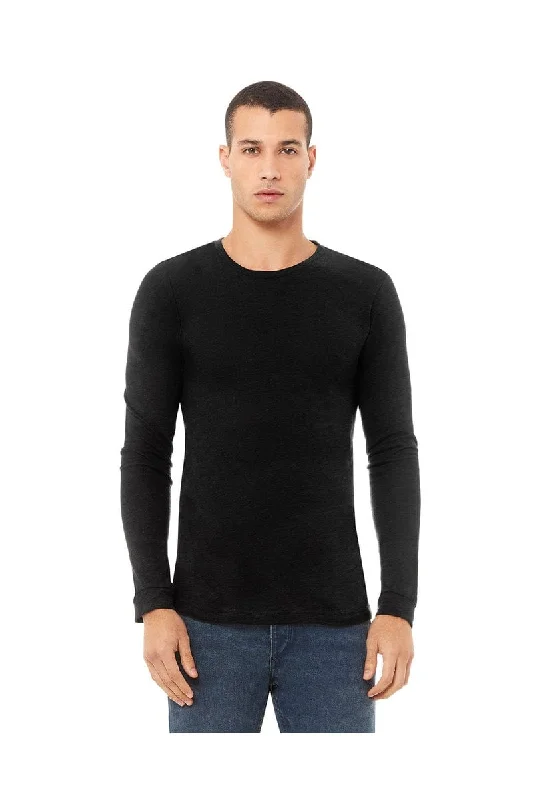 Solid Black Slub