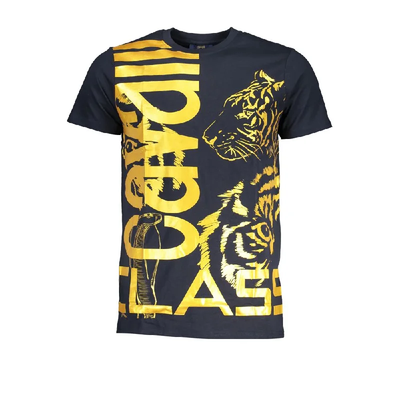 Cozy T-Shirts Cavalli Class  Cotton Men's T-Shirt