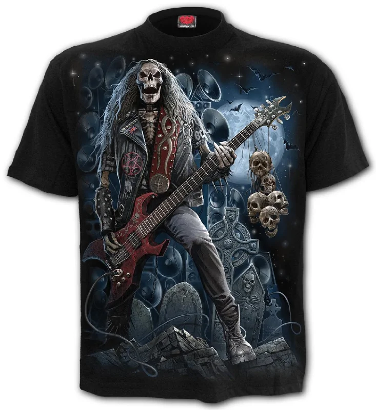 Everyday Comfort Wear Grim Rocker - T-Shirt Black