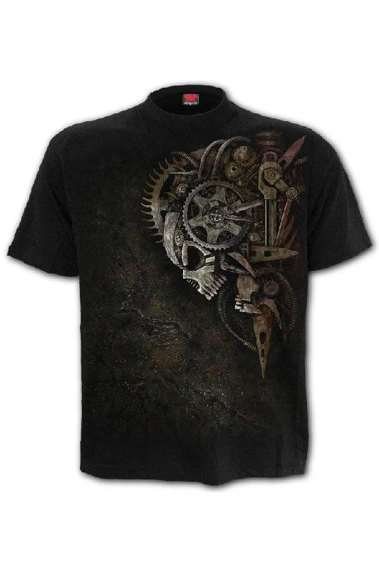 Warm Outerwear Diesel Punk - T-Shirt Black
