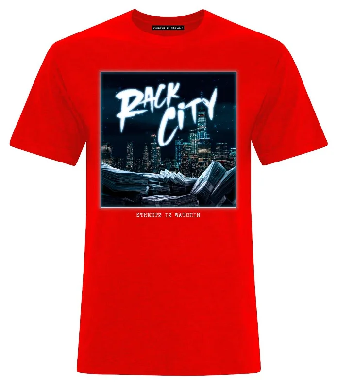 Soft Sweaters Streetz Iz Watchin Men's Short Sleeve Rack City T-Shirt